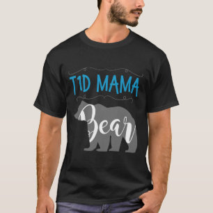 T1dママベアタイプ1糖尿病T1マママウィメンアワレ Tシャツ