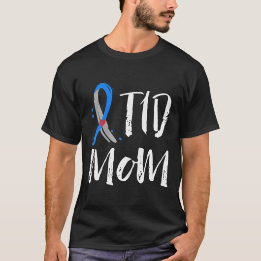 T1dマママタイプ1型糖尿病認識度 Tシャツ (正面)