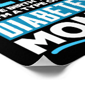 T1dママ糖尿病型1型糖尿病認識度 ポスター (角)