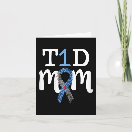 T1Dママ – 1型糖尿病認識度ママ カード (正面)