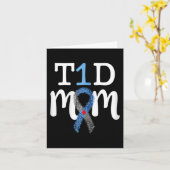 T1Dママ – 1型糖尿病認識度ママ カード (黄色い花)