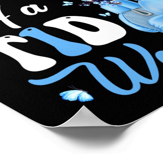 T1dワ誇りを持ったーの1型糖尿病認識度前足 ポスター (角)