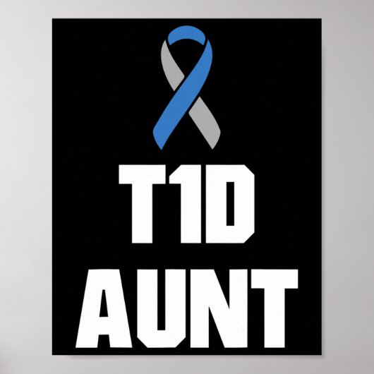 T1d叔母 – タイプ1糖尿病認識度 ポスター (正面)