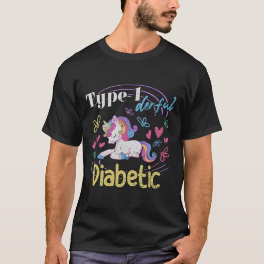 T1d型糖尿病 Tシャツ (正面)