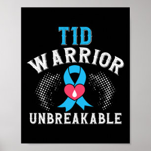 T1d戦士の破壊不能な糖尿病認識度月B ポスター