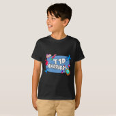 T1d戦士の糖尿病タイプ1 T1サポート Tシャツ (正面フル)