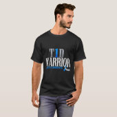 T1d戦士認識度タイプ1糖尿病戦争 Tシャツ (正面フル)