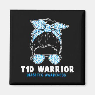 T1D戦士 1型糖尿病啓発 糖尿病ママ マグネット