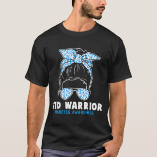 T1d戦士 1型糖尿病啓発 糖尿病ママ tシャツ