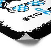 T1d母タイプ1糖尿病認識度月血糖 ポスター (角)