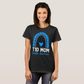 T1D糖尿病の日コスチュームタイプ1糖尿病ママ妻 Tシャツ (正面フル)