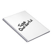 T1D糖尿病の贈答品 ノートブック (右側)