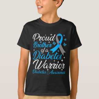 T1D糖尿病啓発戦士の自慢の兄 Tシャツ
