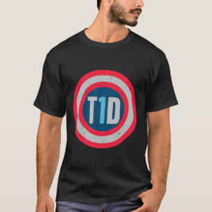 T1d糖尿病型1型糖尿病認識度男性女性K Tシャツ