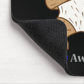 T1d糖尿病認識度リボンダビングスロッスウォリアロ マウスパッド (コーナー)