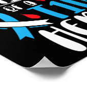 T1d誇りを持ったヒーロータイプ1型糖尿病のママAwaren ポスター (角)