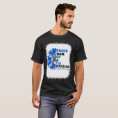T1D誇りを持った戦士1型糖尿病の母 Tシャツ (正面フル)