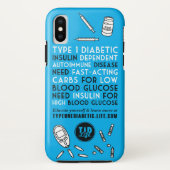 T1d警報 Case-Mate iPhoneケース (裏面)