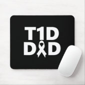 T1d パパ 糖尿病啓発 マウスパッド (マウス)