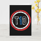 T1d Emblem Type 1 Diabetes Awareness  カード (黄色い花)
