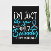 T1d Kids Diabetes Awareness  カード (正面)