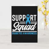 T1d T2d Warrior Support Squad Diabetes Awareness  カード (黄色い花)