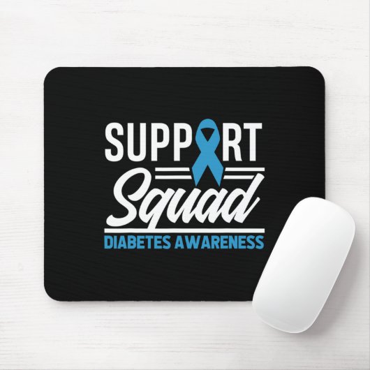 T1d T2d Warrior Support Squad Diabetes Awareness  マウスパッド (マウス)