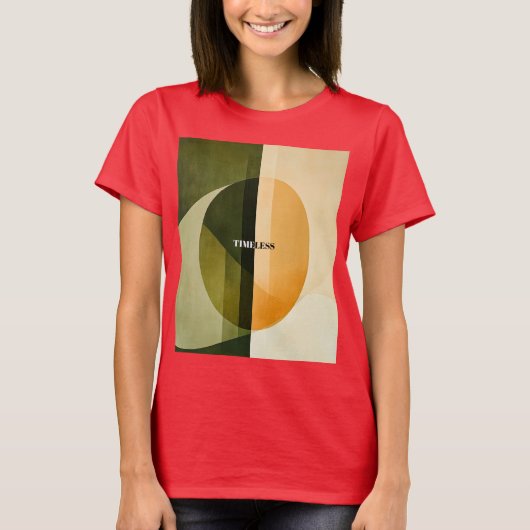 T1MELESS Minimalist Abstract Painting. Tシャツ (正面)