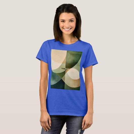 T1MELESS Minimalist Abstract Painting. Tシャツ (正面フル)