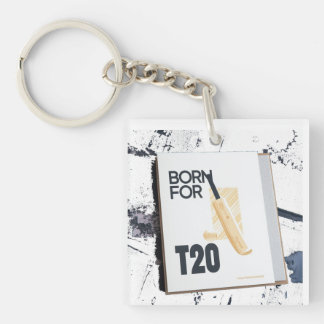 T20クリケットのために生まれたグラフィックTシャツ キーホルダー