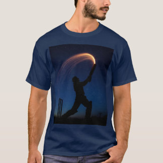 T20クリケットシックスオーバーザバウンダリTシャツ Tシャツ