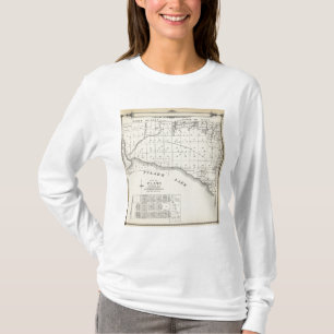 T2021S R2021E Tulare郡セクション地図 Tシャツ