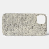 T2021S R3031E Tulare郡セクション地図 Case-Mate iPhoneケース (裏面 (横))