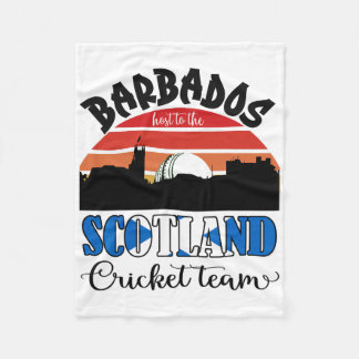 T20 Cricket Rdos Host To The Scotland Cricket Team フリースブランケット