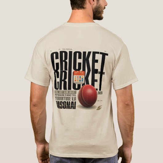 T20 Is My Season Cricket Tee Tシャツ (裏面)