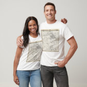 T20S R24E Tulare郡セクション地図 Tシャツ (ユニセックス)