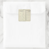 T23S R2021E Tulare郡セクションマップ スクエアシール (バッグ)