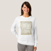T23S R2021E Tulare郡セクション地図 Tシャツ (正面フル)