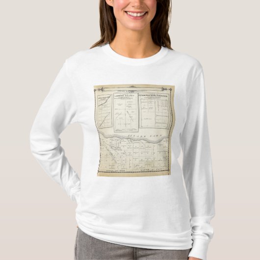 T23S R2021E Tulare郡セクション地図 Tシャツ (正面)