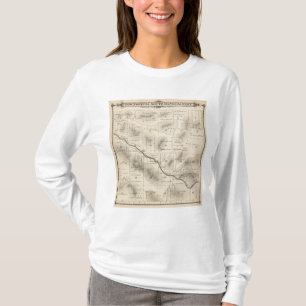 T24S R28E Tulare郡セクション地図 Tシャツ