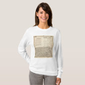 T24S R3031E Tulare郡セクション地図 Tシャツ (正面フル)