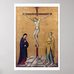 T28723 The Crucifixion (panel) ポスター