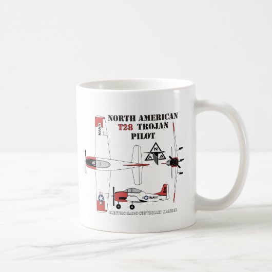T28Trojan コーヒーマグカップ (右)