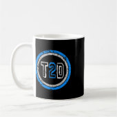 T2dブルーエンブレムタイプ2型糖尿病認識度 コーヒーマグカップ (左)