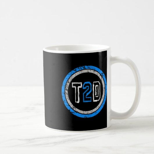 T2dブルーエンブレムタイプ2型糖尿病認識度 コーヒーマグカップ (右)
