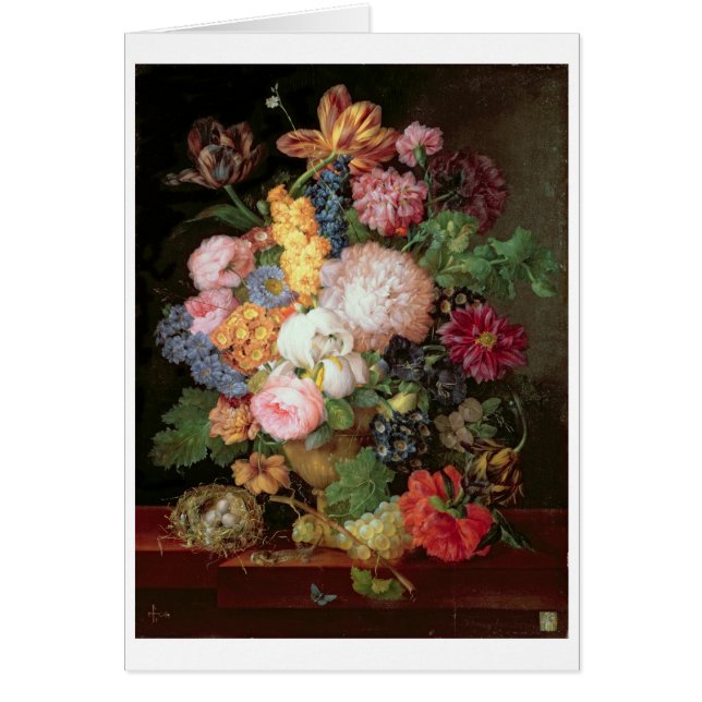 T30763花およびフルーツ(パネル)の静物画 (正面)