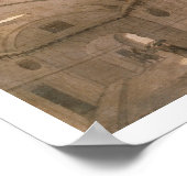 T31459 A Prison Scene, 1794 （ペンとインク、ウォッシュ、チャル） ポスター (角)