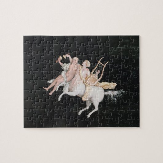 T31466音楽を作っているメスのケンタウルスおよび友達 ジグソーパズル (横)