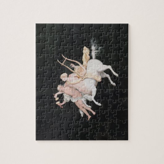 T31466音楽を作っているメスのケンタウルスおよび友達 ジグソーパズル (縦)