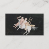 T31466音楽を作っているメスのケンタウルスおよび友達 名刺 (裏面)